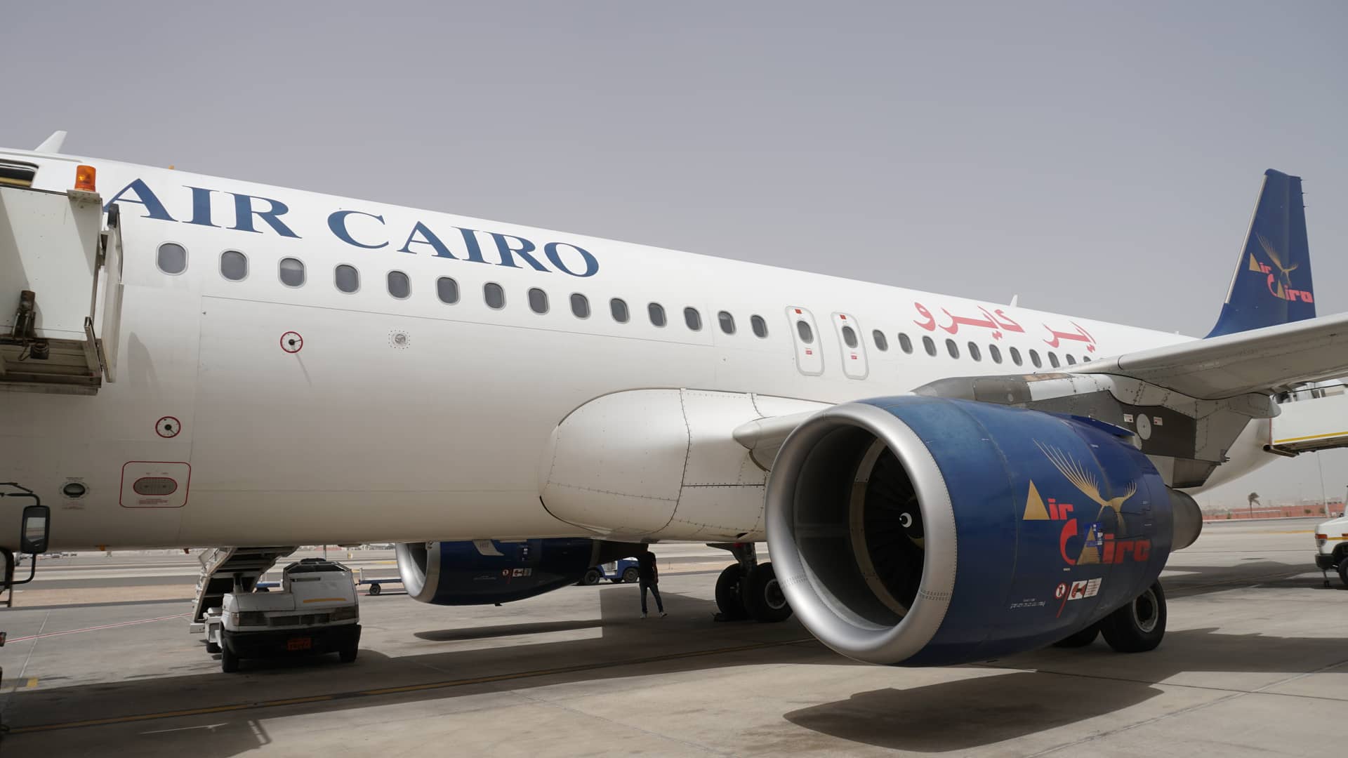 Air cairo old livery with airbus a320 – Ägypten, Afrika. Foto: Christian Böhme