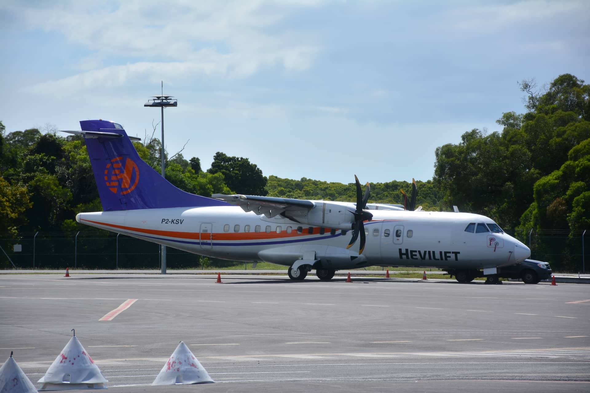 Exotic hevilift airlines from papua new guinea with an atr – Australia, Australia and Oceania. Photo: Christian Böhme