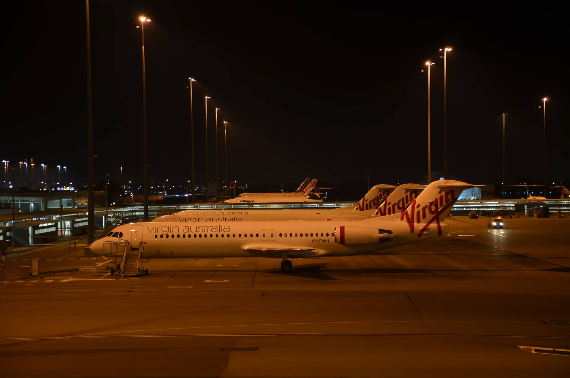 Count the number of planes boeing 717 virgin australia – Australien, Australien und Ozeanien. Foto: Christian Böhme