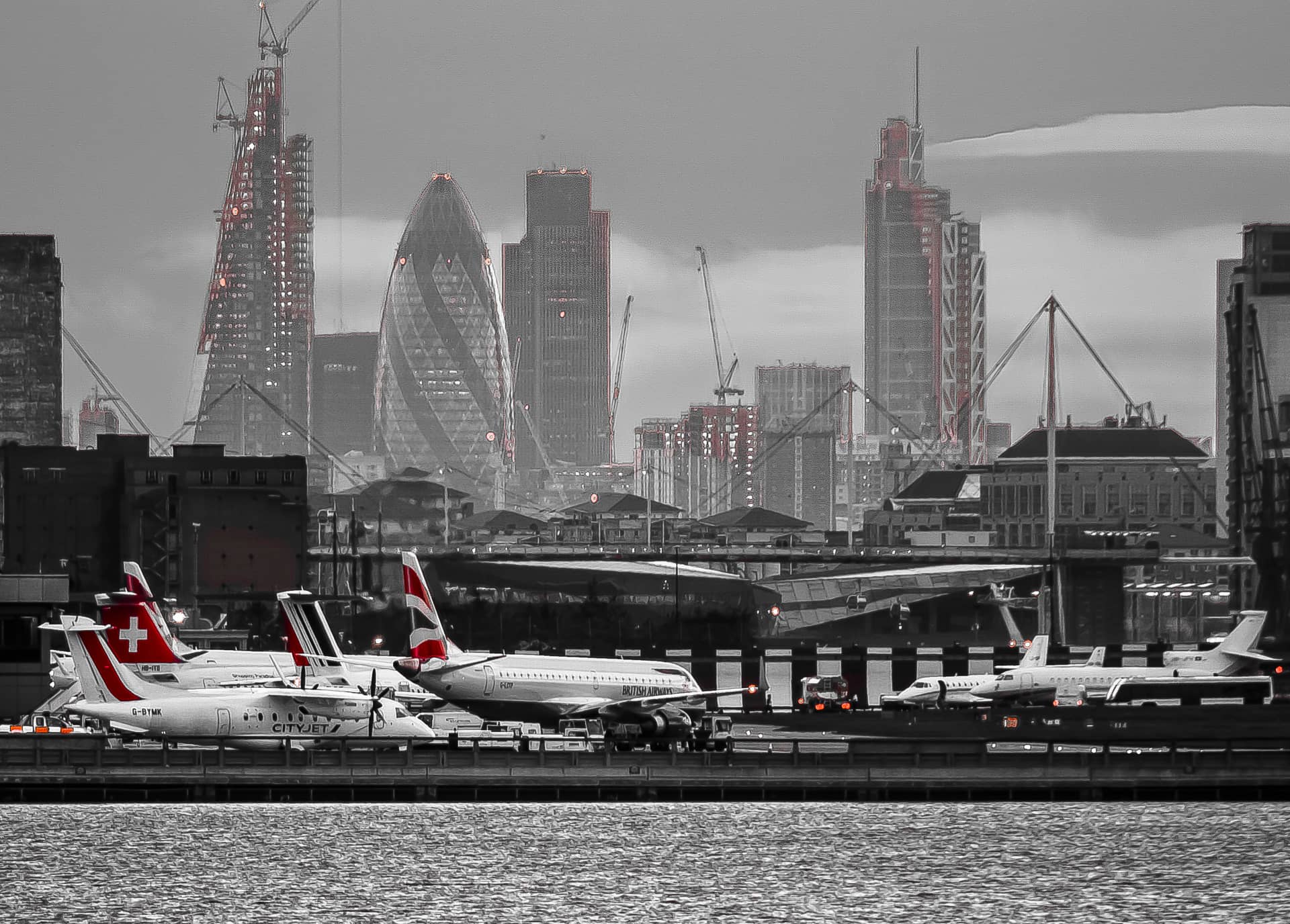 London City Airport (LCY), Vereinigtes Königreich – Vereinigtes Königreich, Europa. Foto: Christian Böhme