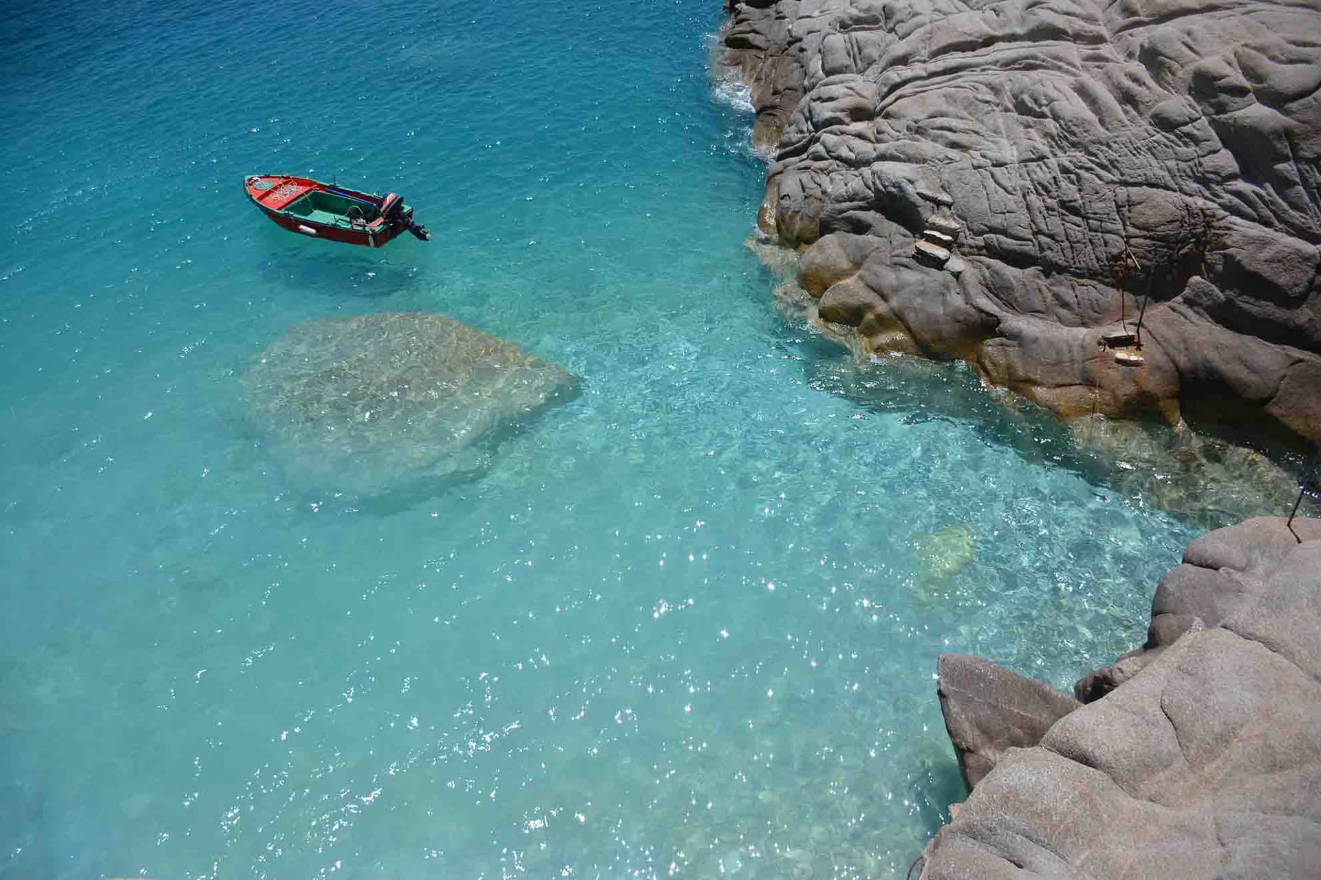 Ikaria seychelles beach from above – Griechenland, Europa. Foto: Christian Böhme