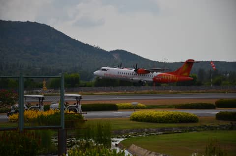 The most beautiful firefly atr at the best airport in the world