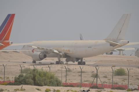 When airplane loves sand
